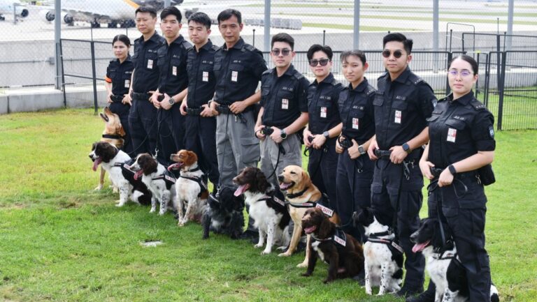機場保安犬隻行動小組五周年 嗅探犬高效處理無人看管行李