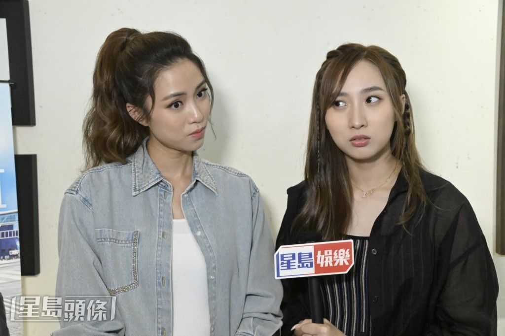 劉穎鏇和鍾柔美在《飛常日誌II》中的對手戲份較少。