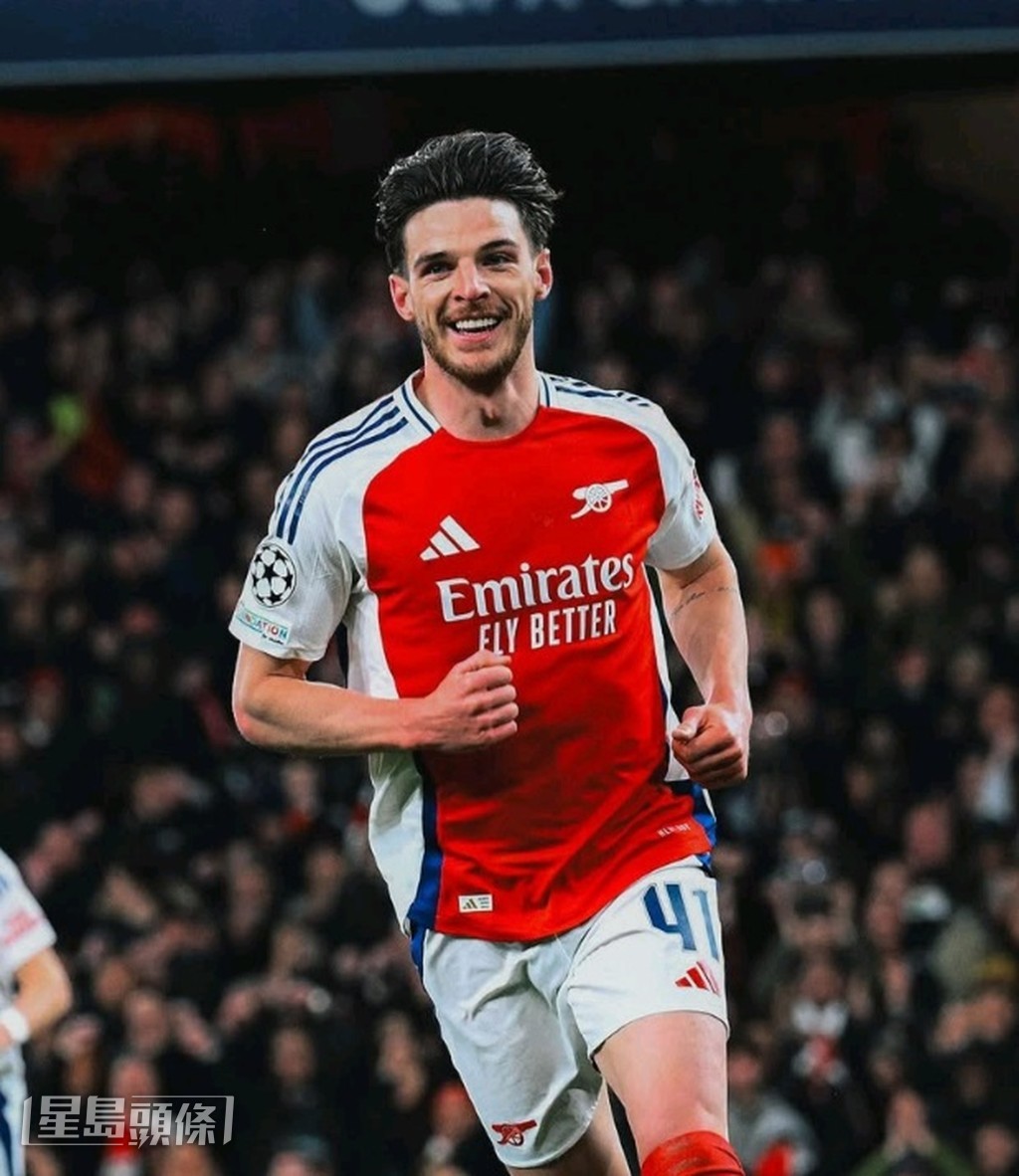 英格蘭中場賴斯（Declan Rice），現年27歲。