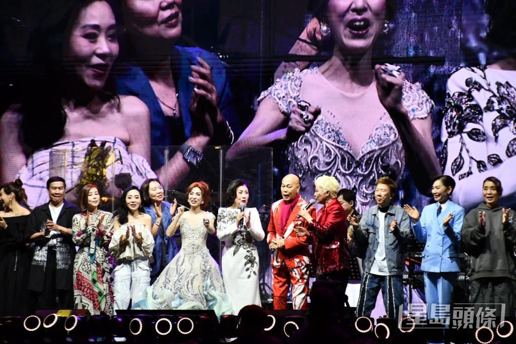 米雪的演唱會星光熠熠,嘉賓雲集。