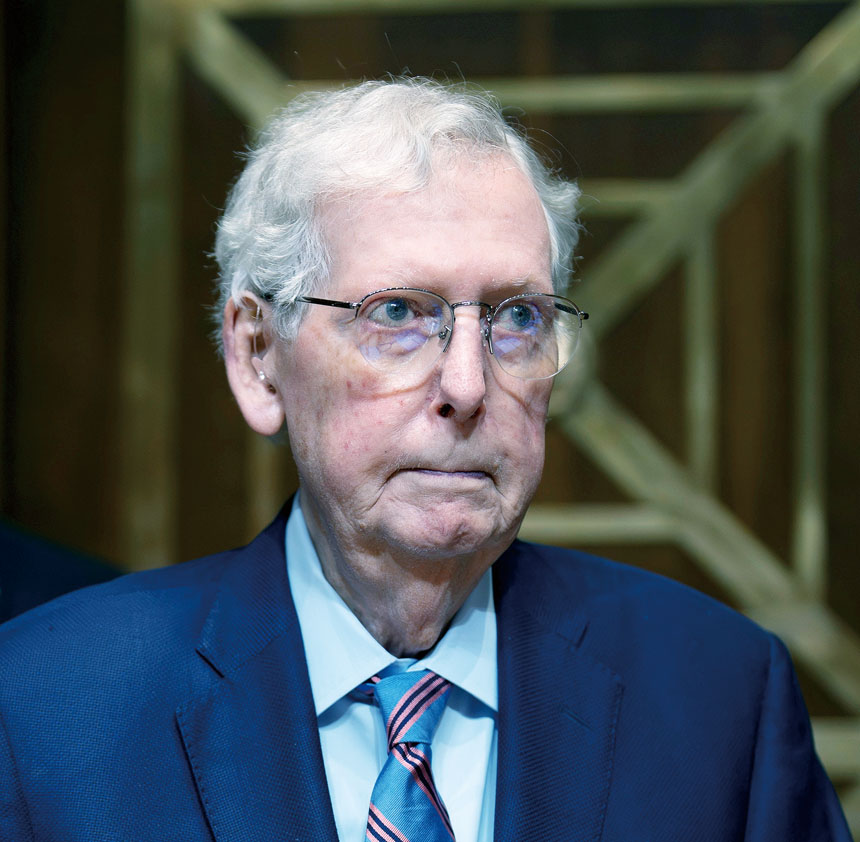 共和黨籍聯邦參議員麥康諾於14日被送往醫院接受治療。美聯社