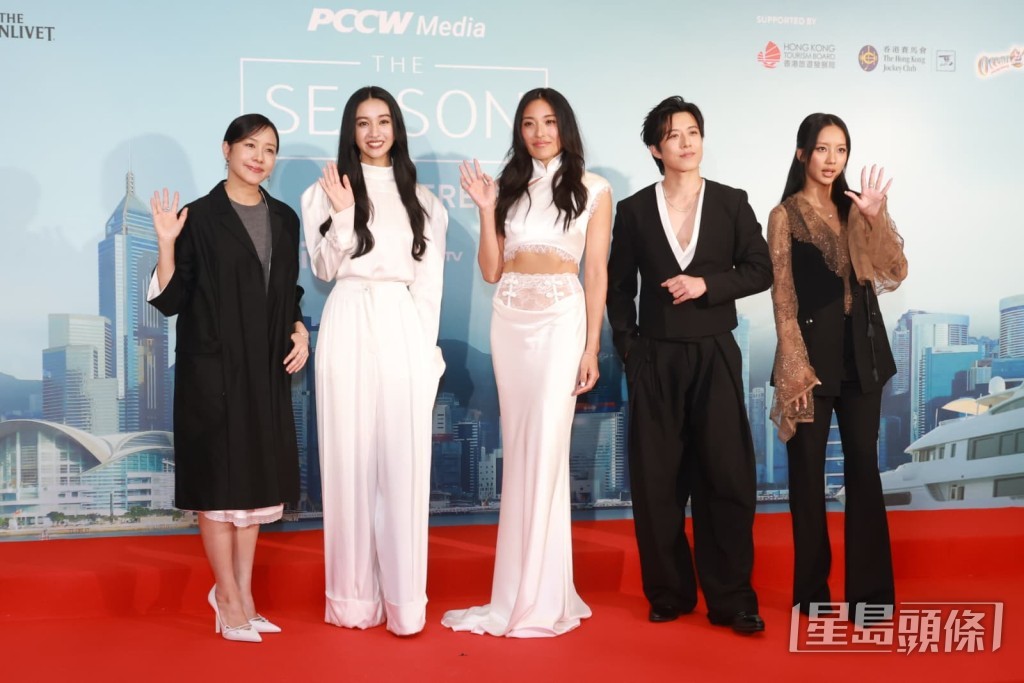 記者會上，林嘉欣、木村光希、Yvonne Chapman、香𦚯宅、Marf一同亮相。