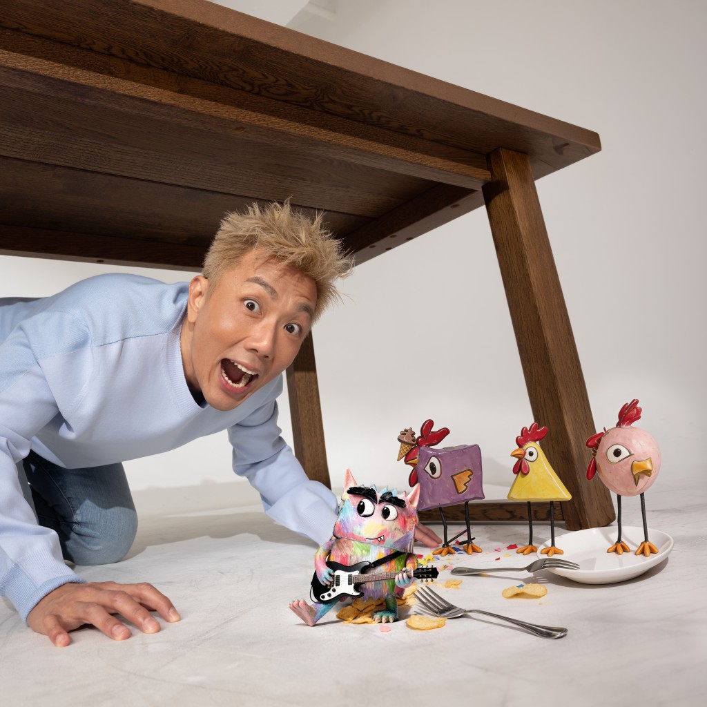 49歲的師兄依然保持一顆童心。