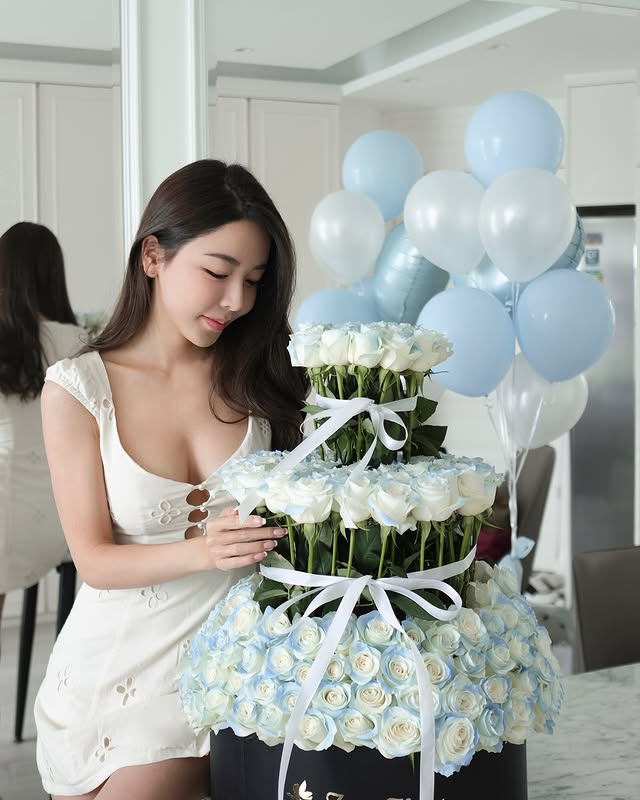 譚嘉儀經常分享幸福的家庭生活。