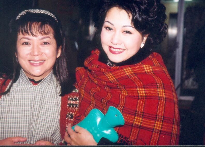 2002年,胡美儀曾與馮寶寶合作拍攝亞視劇集《萬家燈火》。