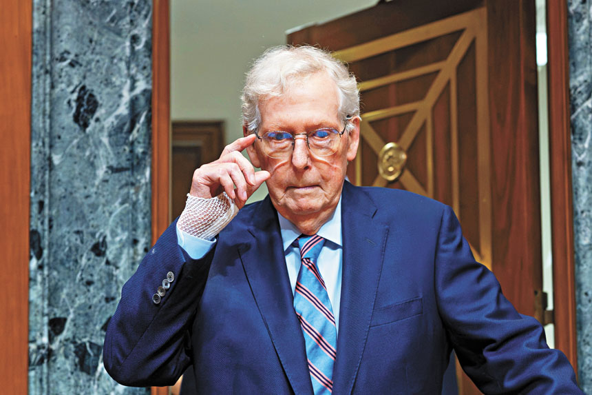 肯塔基州共和黨參議員麥康諾。美聯社資料圖