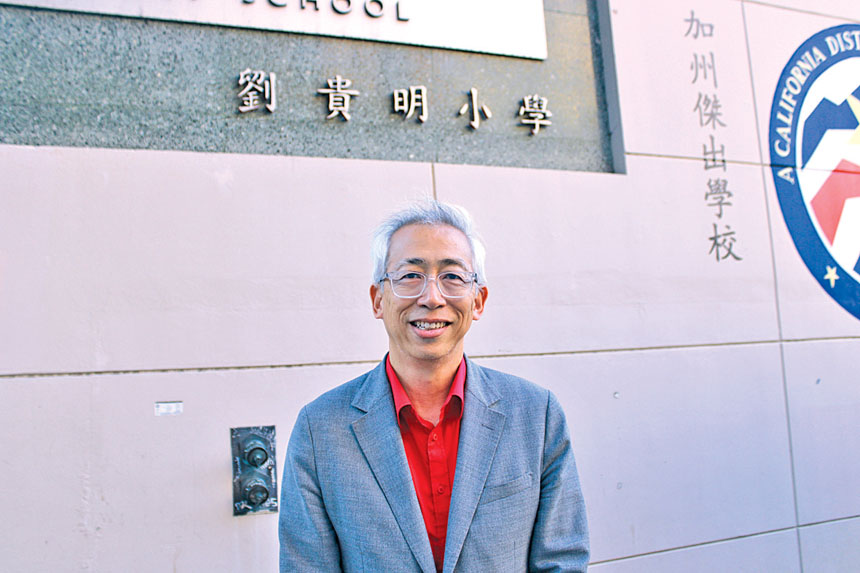 林灼世表示,希望讓每一名學生都能在公校體系中獲得同等支持與機會。 記者陳程威攝