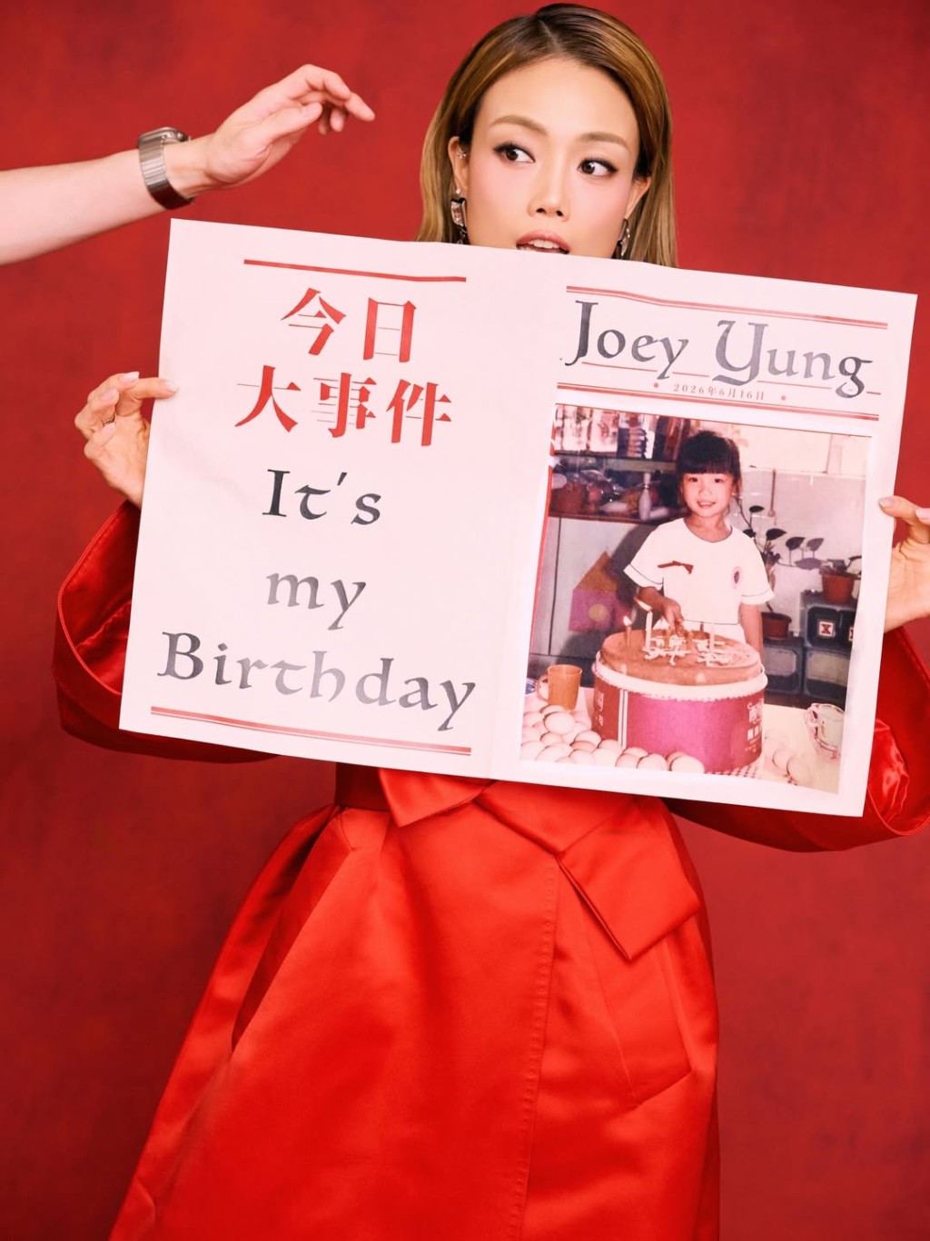 容祖兒於IG分享一系列新照片慶祝生日。