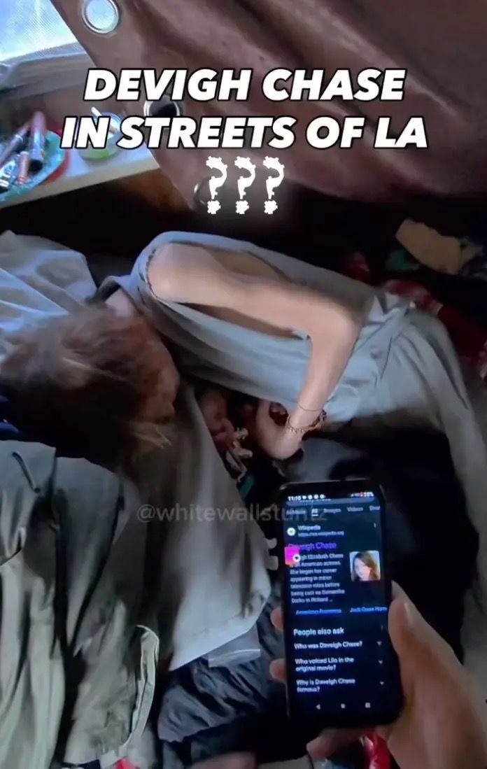 離世前數月,Daveigh Chase被拍到在洛杉磯Skid Row貧民窟,當時她身形消瘦且意識不清。