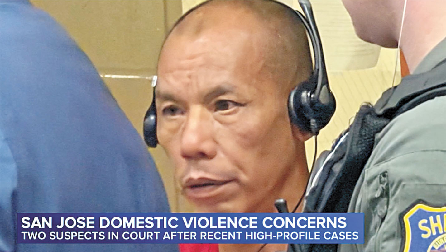 涉嫌殺妻Shede Mao出庭。ABC7電視畫面