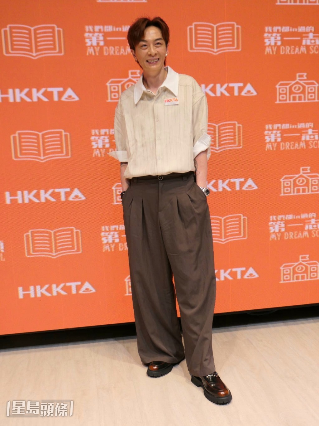 擔任音樂劇男主角的顏志恒，表示會全力以赴演出。