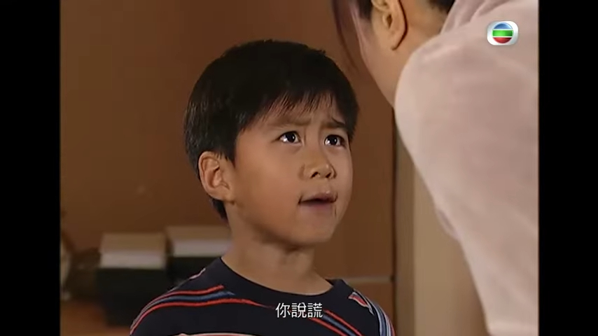 吳諾弘從小演戲已相當有戲味。