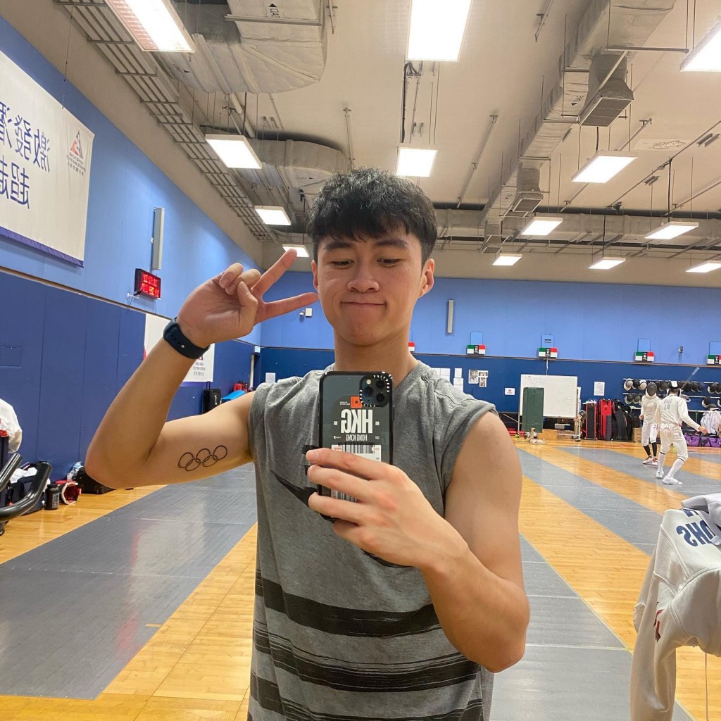 吳諾弘代表香港外出比賽。
