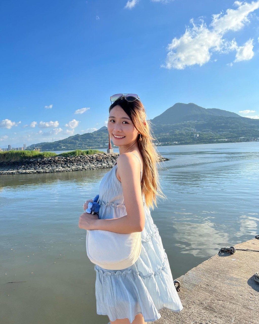 關珮姿給人一種親切的女朋友感覺。