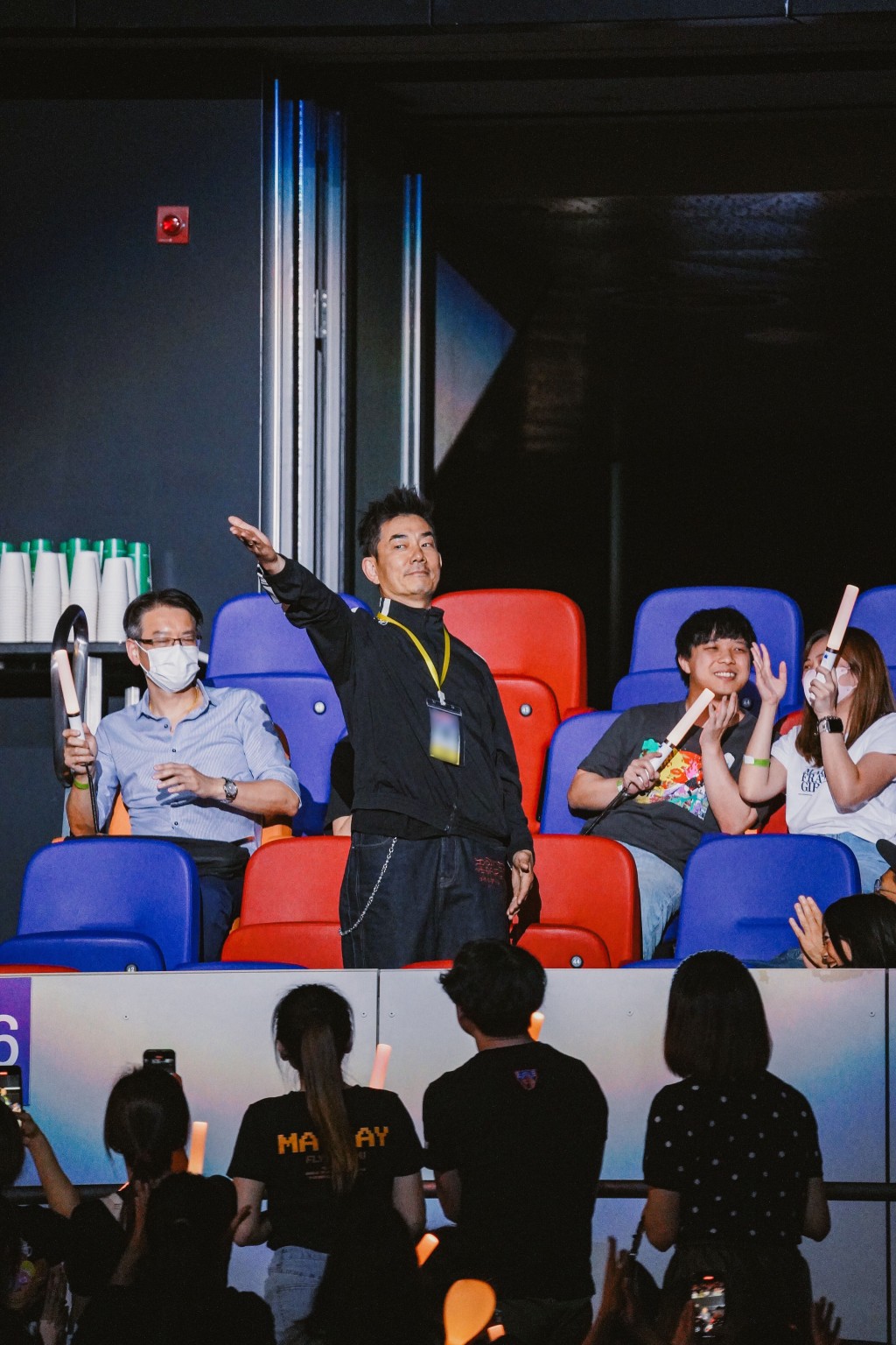 任賢齊早前曾現身支持五月天的演唱會。