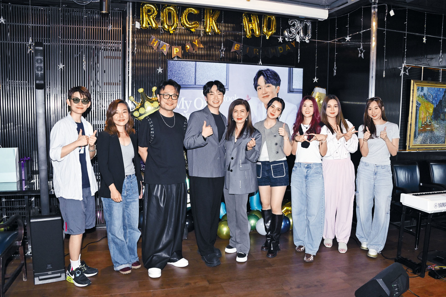 ■何晉樂30歲生日，獲一眾圈中好友到賀，足見好人緣。