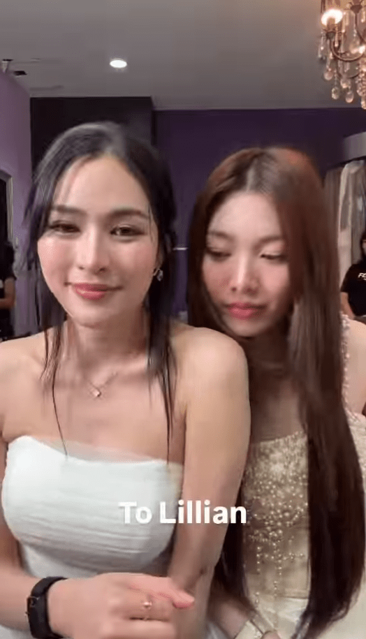 鄺玲玲與Orm的暖心打氣影片，感動不少網民。（影片來源：LingOrm.HongKong FanBase）