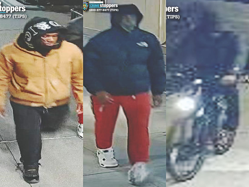 圖為涉案團夥。 NYPD