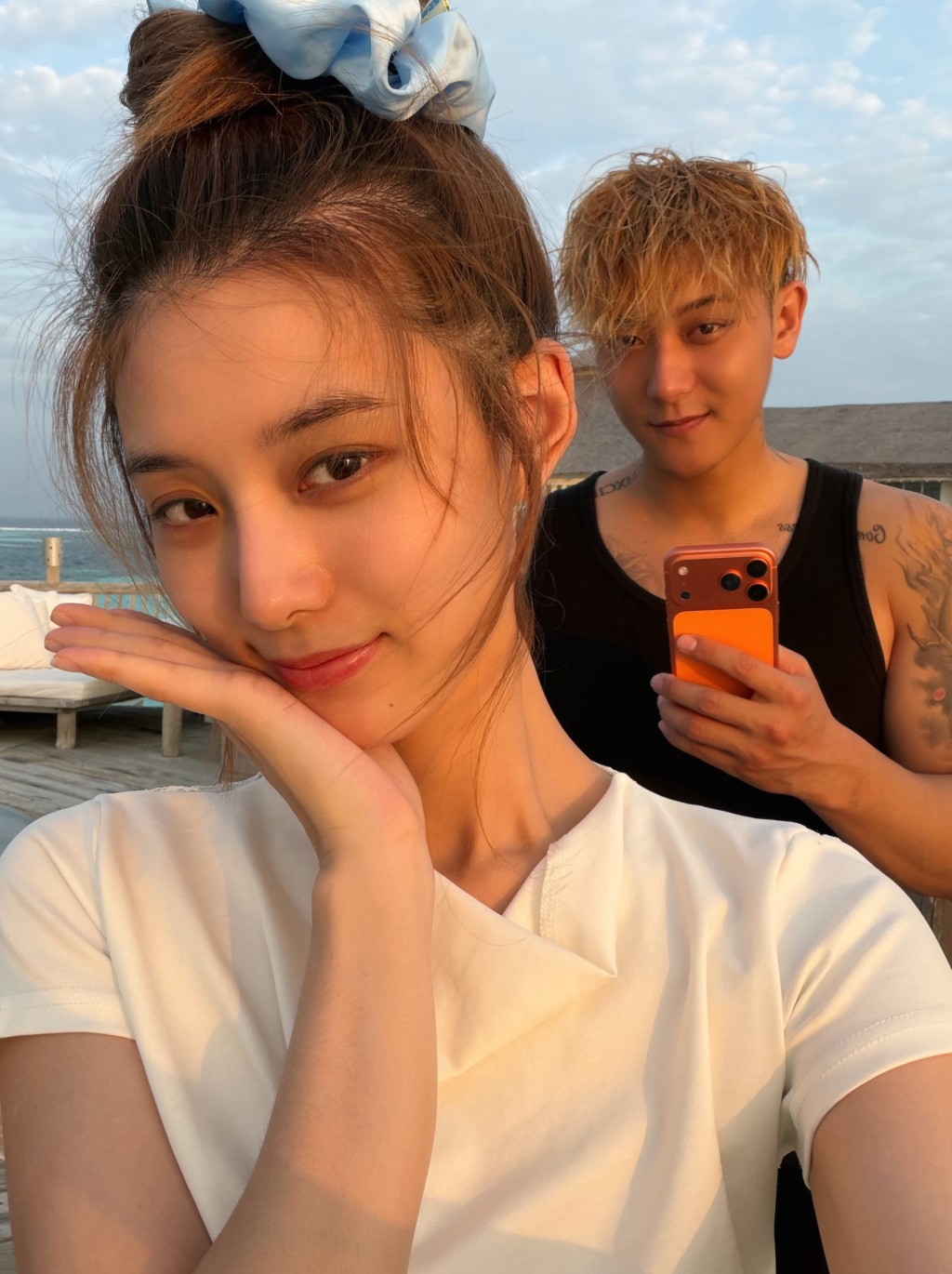 徐藝洋近月公開的照片均未清晰展示腹部,令懷孕生子的傳聞更盛。