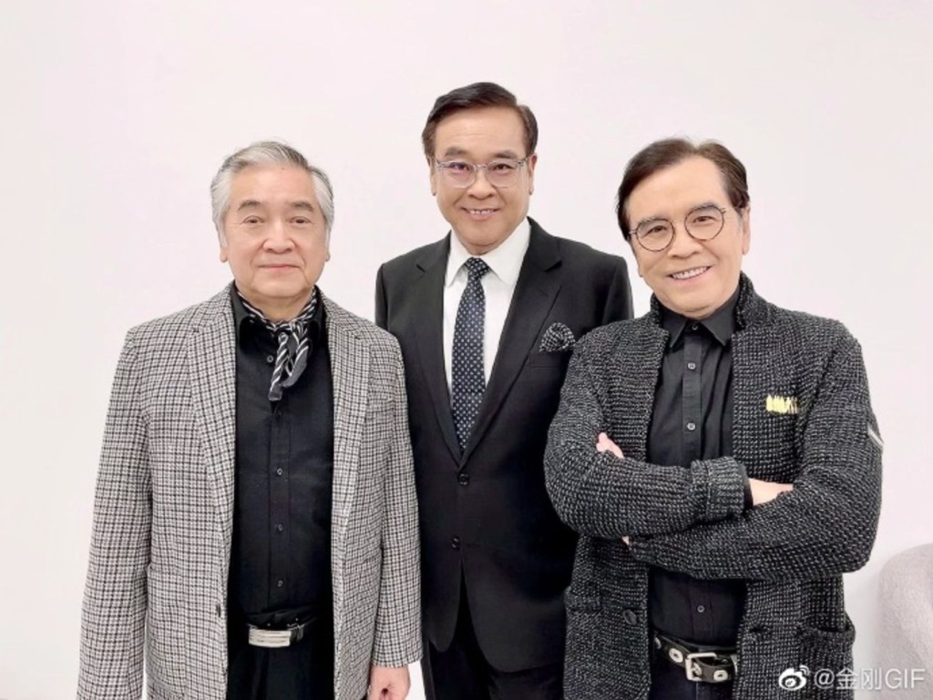 秦沛(左)、姜大衞(右)與導演爾冬陞是圈中著名的三兄弟,姜家亦是演藝世家。