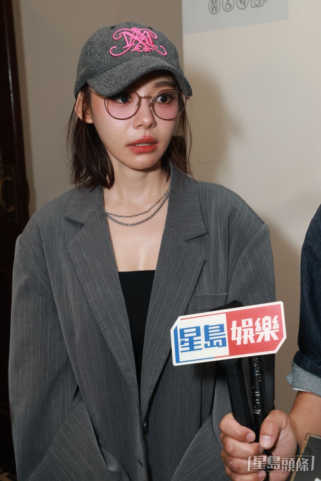 林明禎對呂爵安有否傳生日祝福一事守口如瓶。