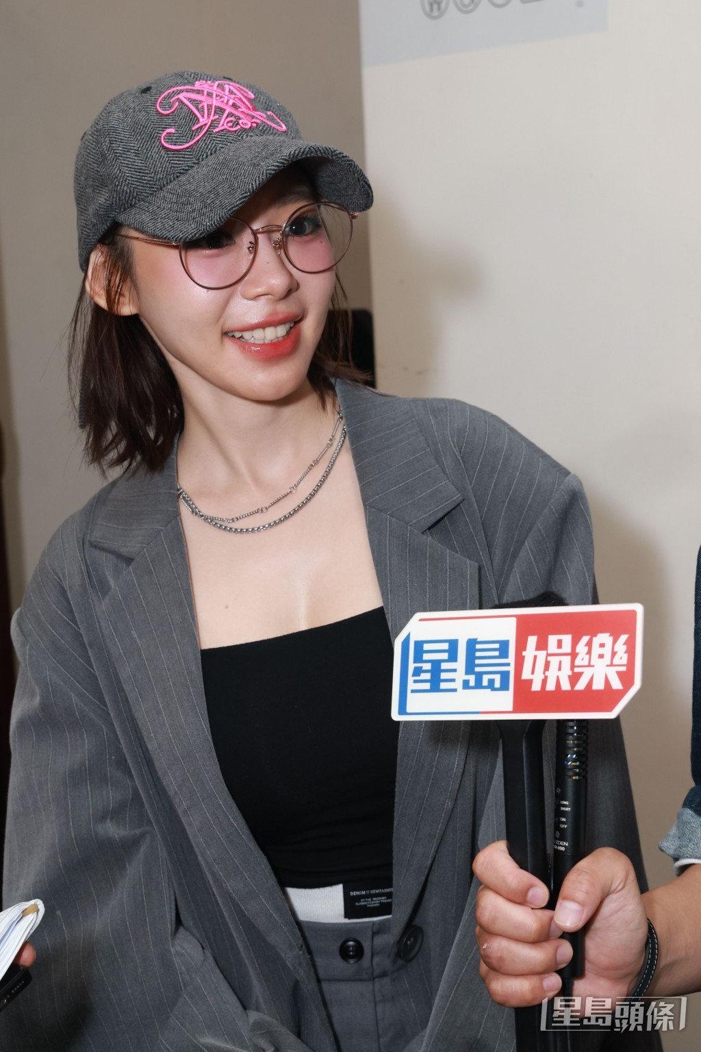 林明禎表示對婚姻隨緣,並不焦急。