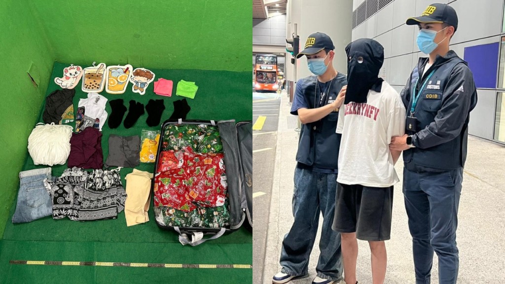 機場海關檢12公斤大麻花 拘捕一名抵港男子