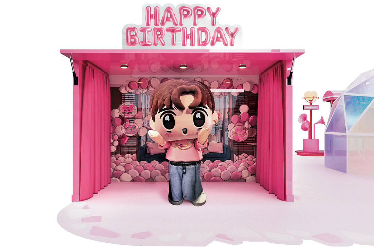 ■本月27日起，Anson Lo的生日慶祝活動啟動，現場首設2米高的Little Anson。
