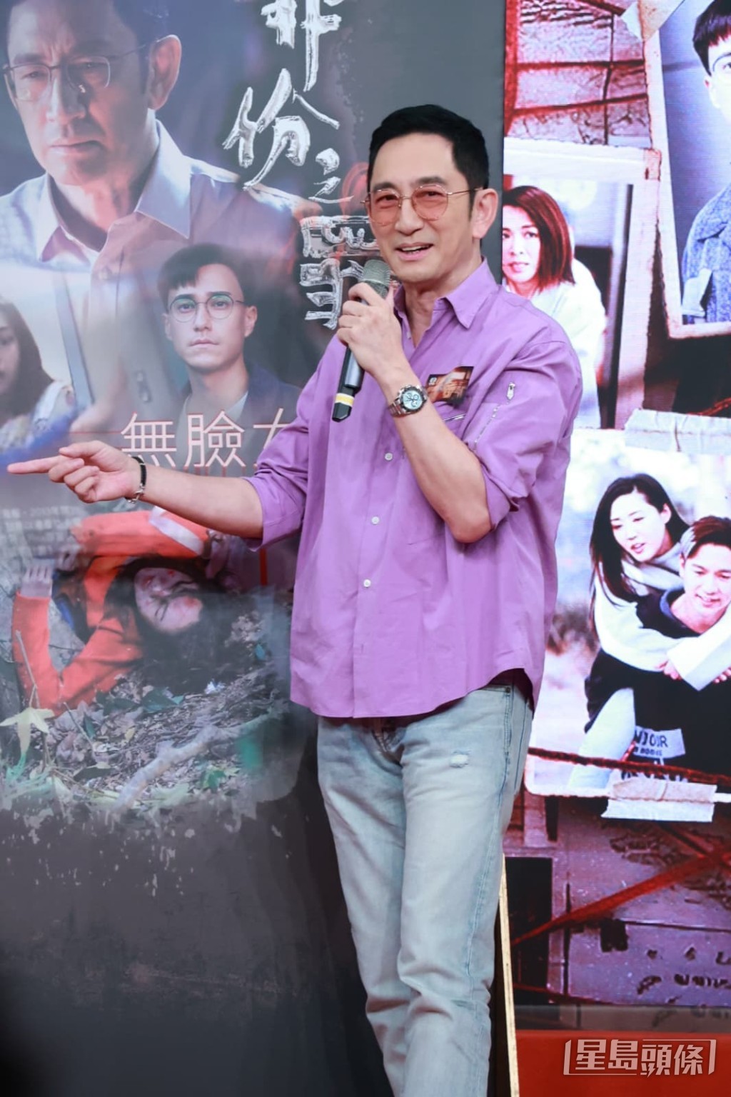 吳啟華現身宣傳TVB劇集《非份之罪》。