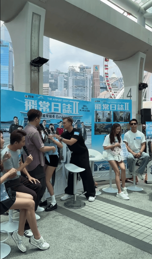 戴祖儀門牙被咪高峰撞崩，朱敏瀚表明會負責。