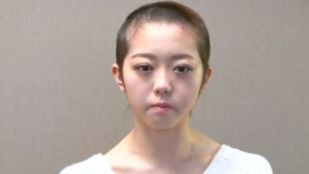 花田指出，公司曾以AKB48前成員峯岸南（圖）剃頭謝罪的事件為例，暗示她也需要剃頭道歉。