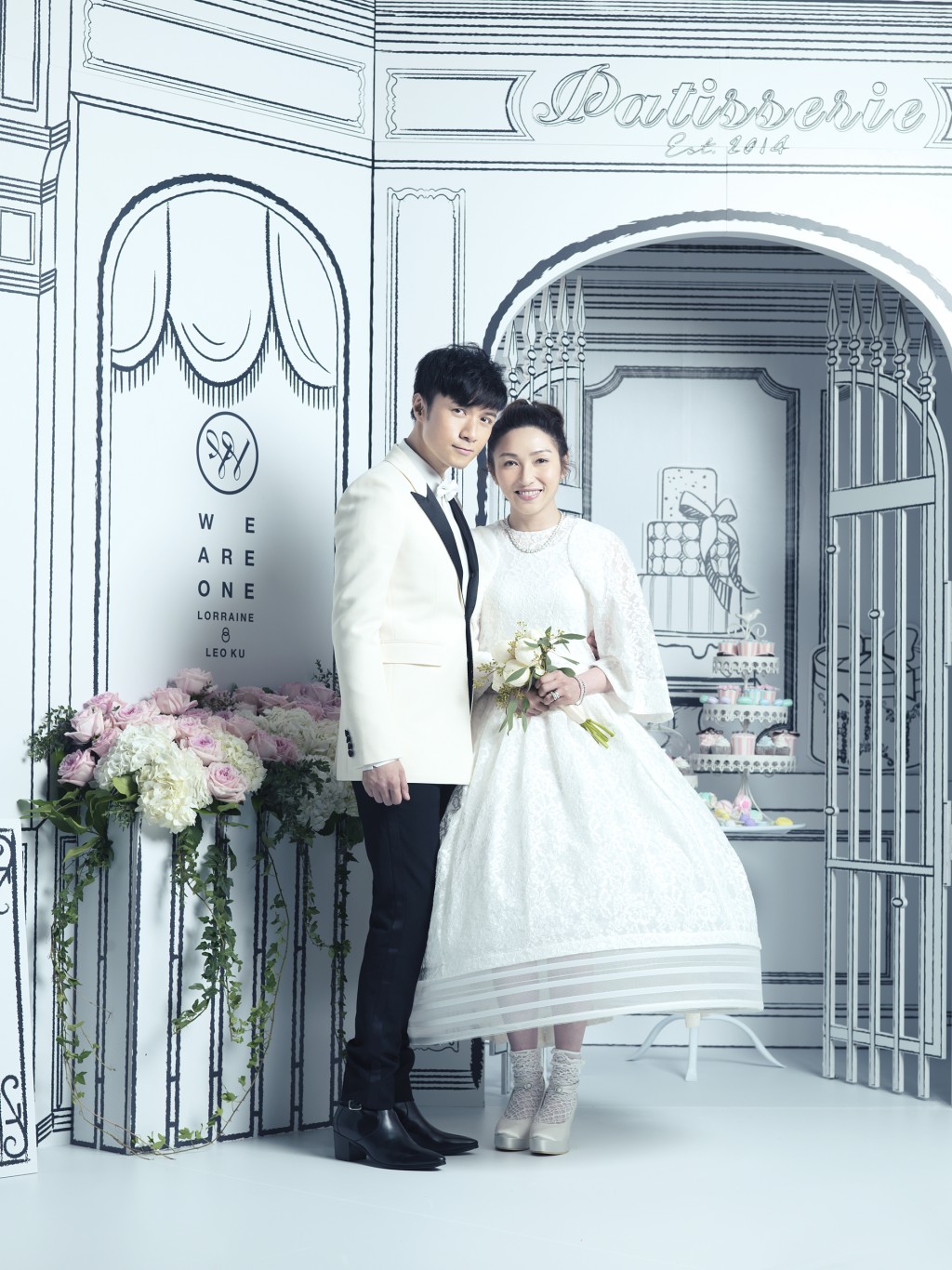 古巨基在2014年與Lorraine結婚,結束長達20年的愛情長跑。