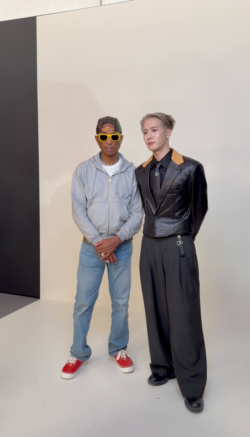 王嘉爾與LV創意總監Pharrell Williams的音樂合作備受關注。