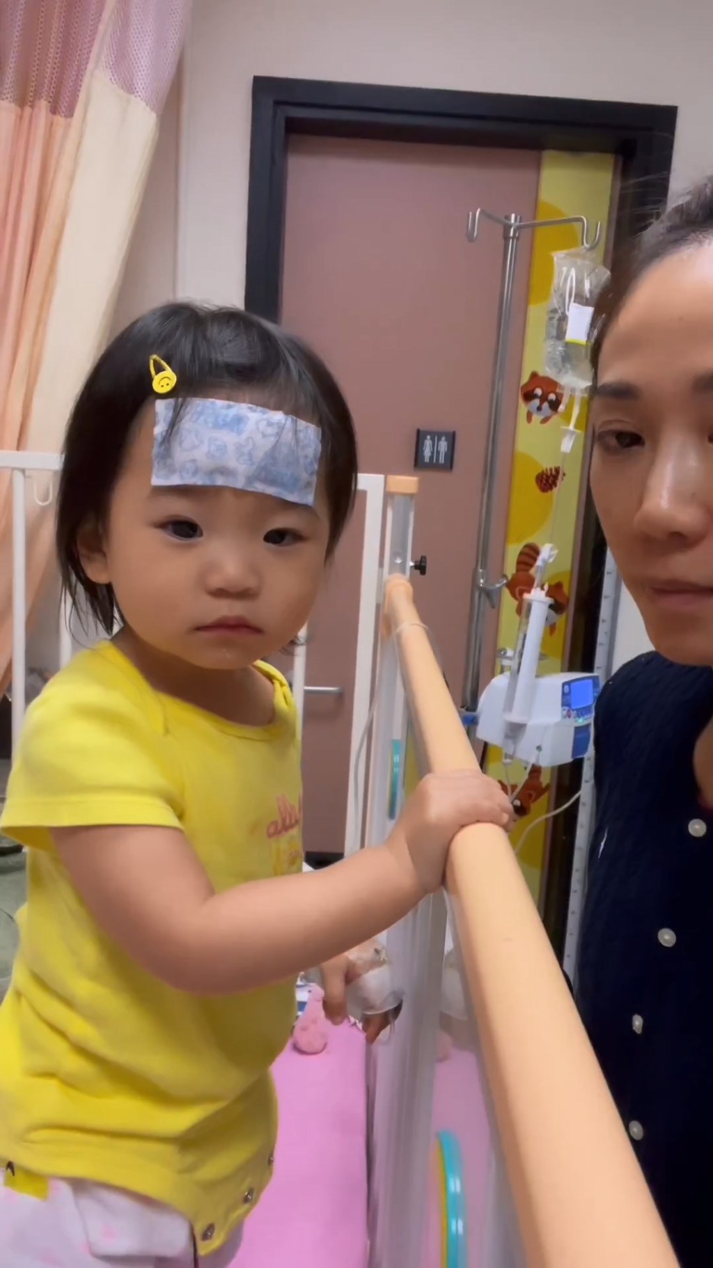蔡明思指女兒中秋節後突然病倒，發燒高達39.5度，並確診COVID-19。