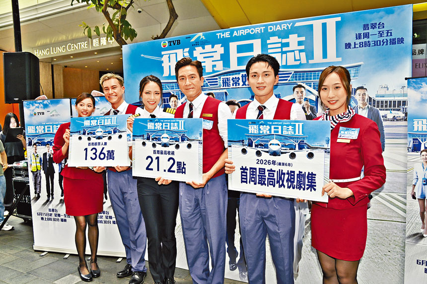 ■眾人開心劇集收視大好。