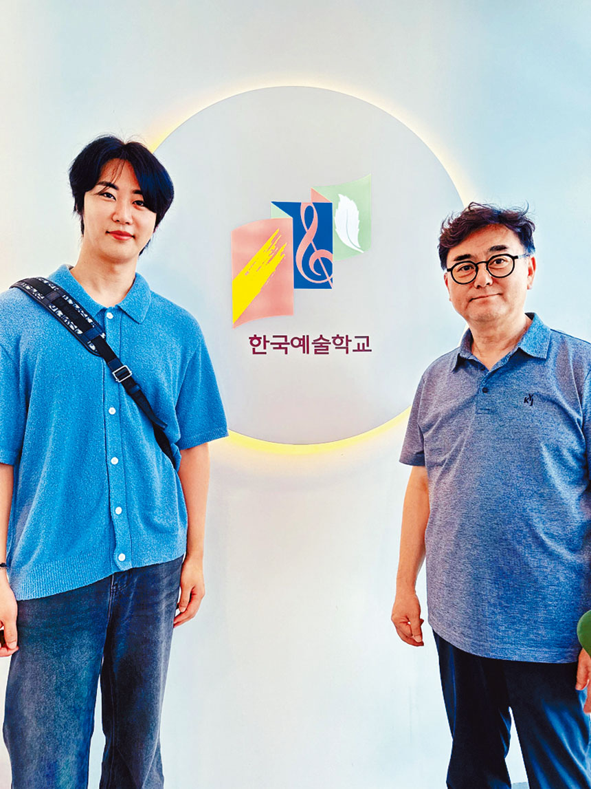 ■社長Yong Heo（左）與KAA校長Gong Sungmin（右）聚首話當年。