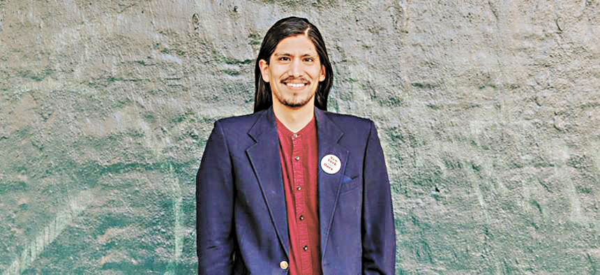 紐約州眾議會第65選區民主黨初選勝出者易雅博(Illapa Sairitupac)。