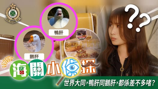 海關揭發不良商戶以鴨肝冒充匈牙利鵝肝 提醒市民提防消費陷阱
