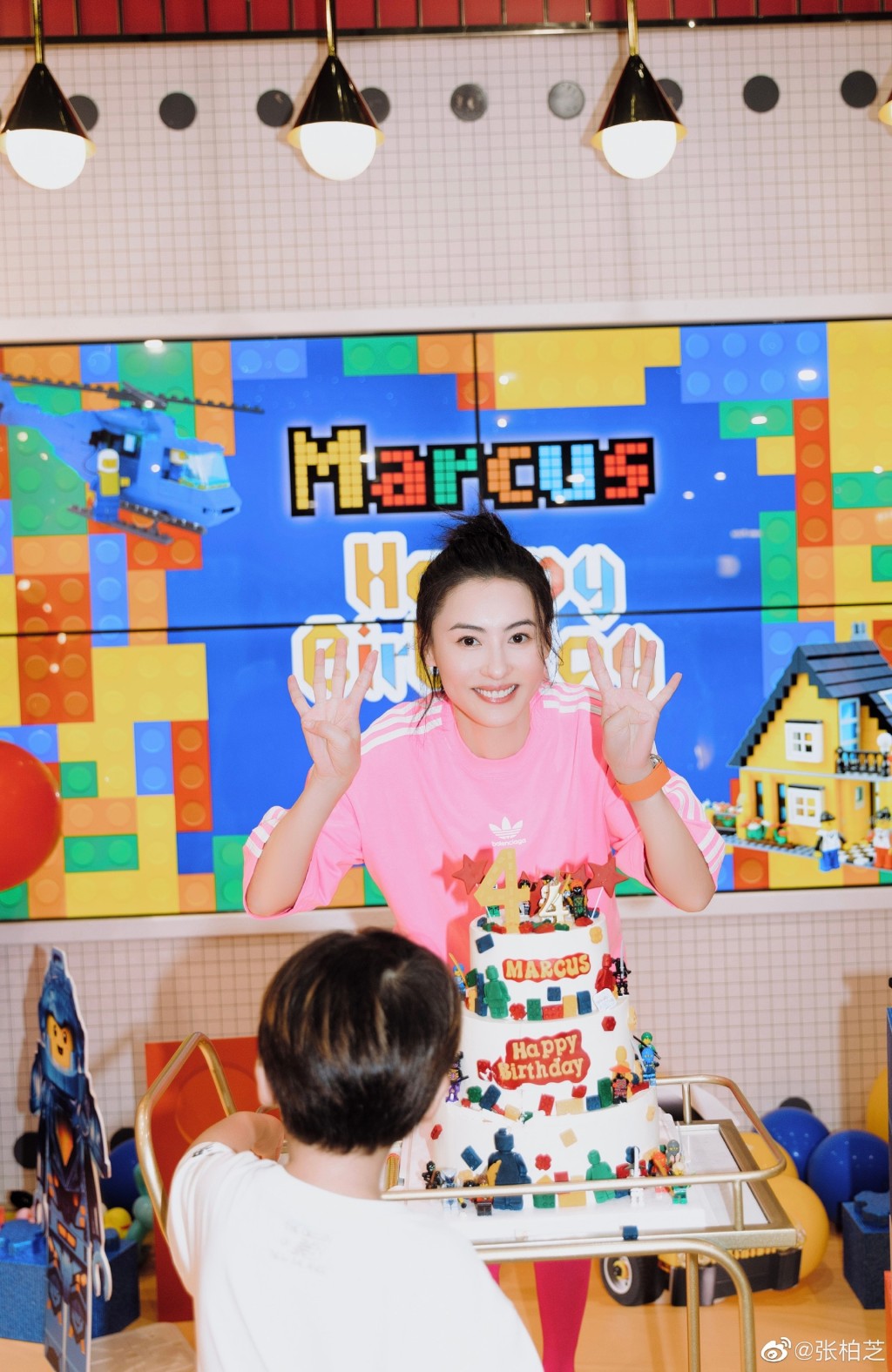 張栢芝每年都為Marcus大搞生日派對。