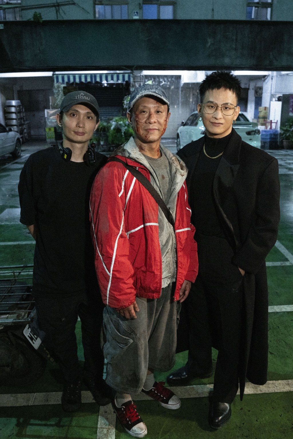 朱栢康、黃奇斌及導演殷振豪一同合照。