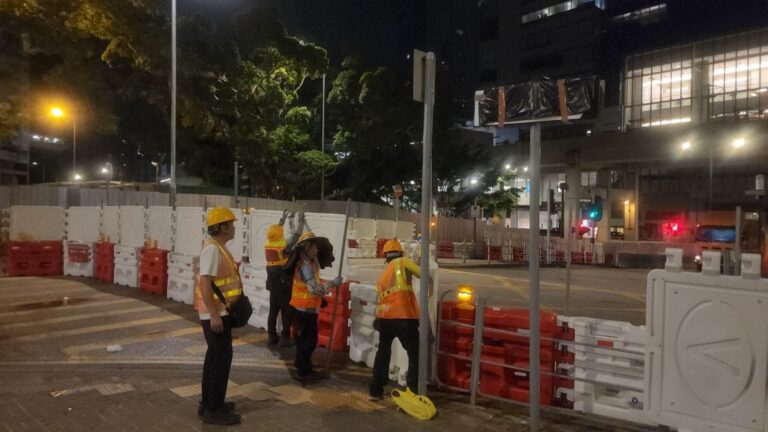 觀塘裕民坊及同仁街凌晨起封路 公共交通改道配合重建工程