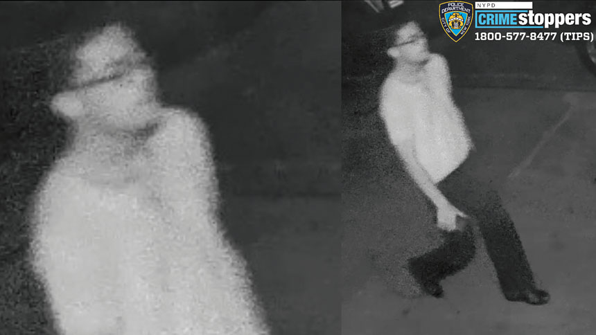 圖為涉案男嫌。 NYPD