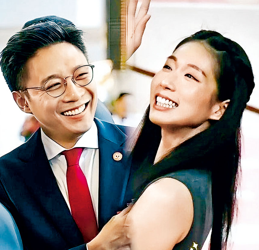 霍啟山近年鍾情於乖乖女型,前緋聞女友江旻憓便屬此類型。