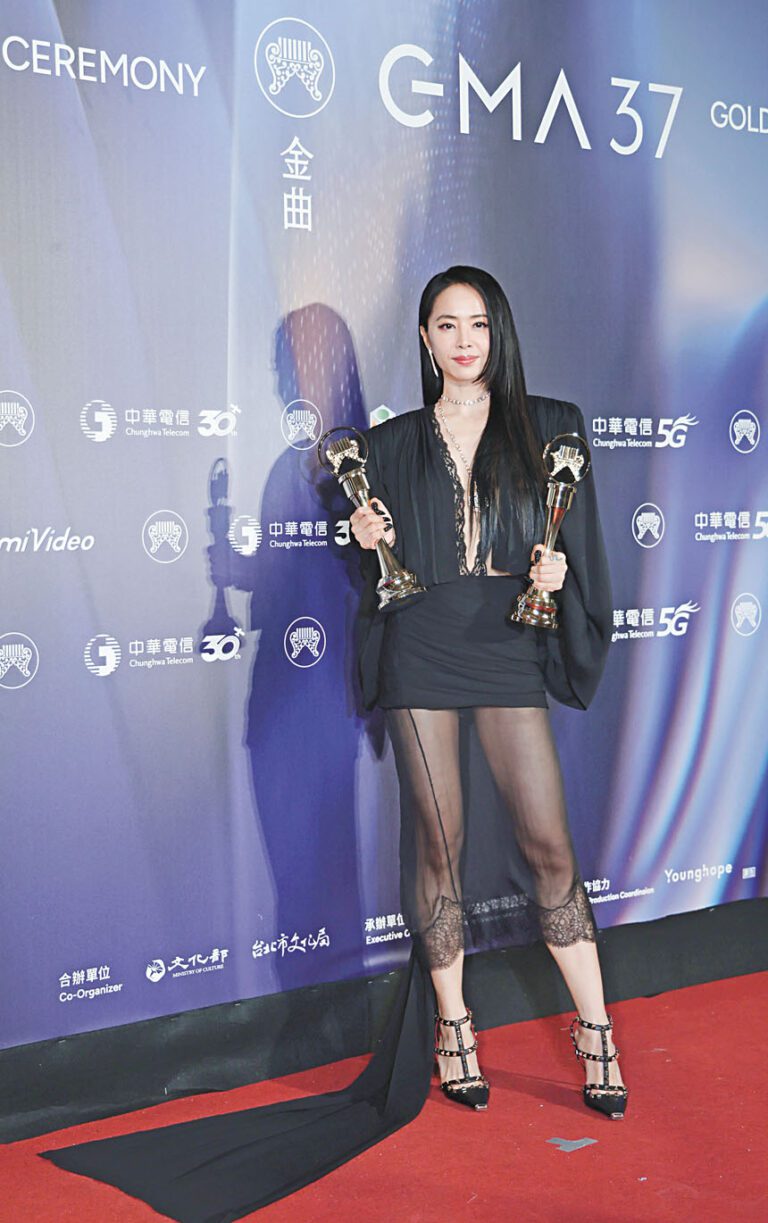 ■蔡依林奪得金曲獎多個獎項後表示，今年會持續創作。中央社