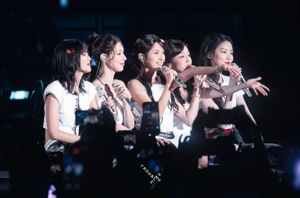 i-dle 表達對香港的不捨之情。（網上圖片）