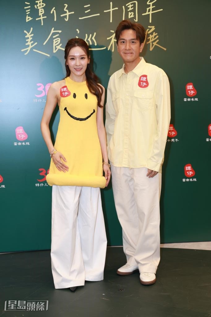 《白色強人》中的螢幕情侶馬國明與李佳芯難得同場,馬國明表示希望再有合作機會。