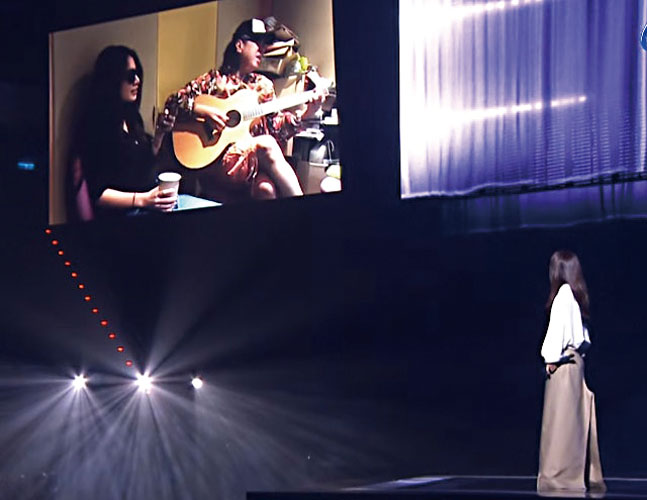 田馥甄在金曲獎上追思袁惟仁。網上圖片