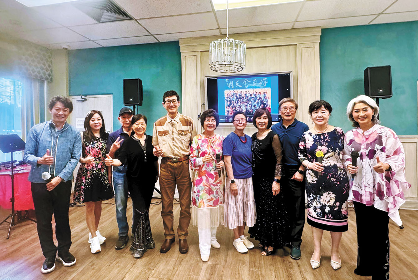 北加州華僑會館父親節愛心關懷演出全體團員合照。華僑會館