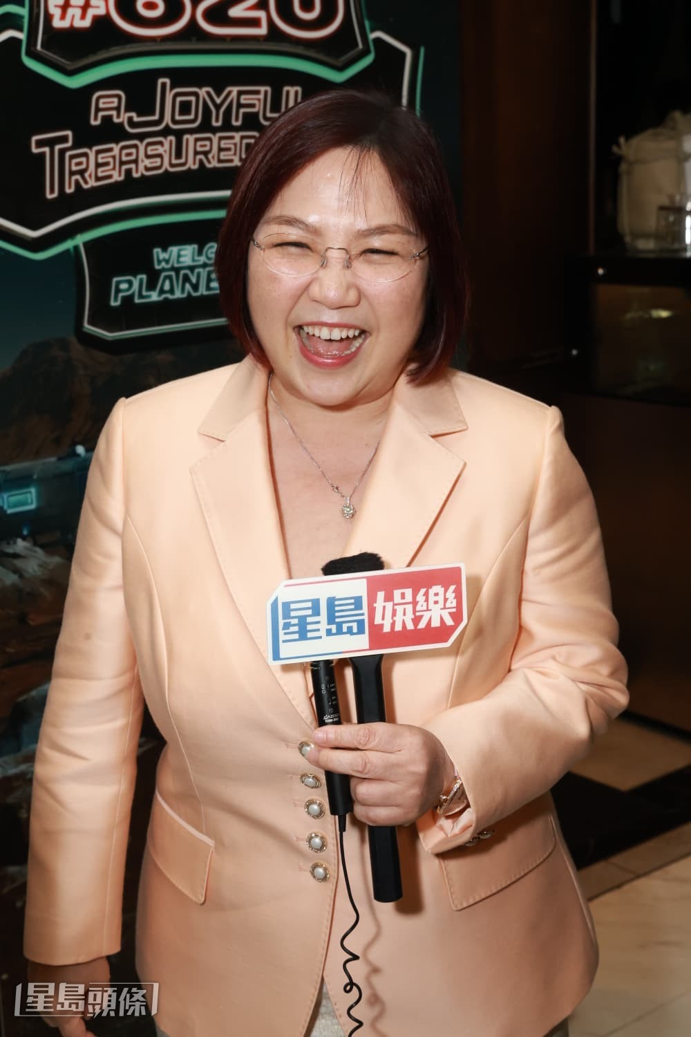 對於在內地被封為「短劇之王」，麥玲玲感到開心。