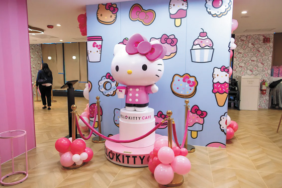 Hello Kitty咖啡室落户芝加哥河畔、吸引無數粉絲前去打卡。三麗鷗官網